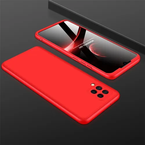 360° Ochranný kryt Samsung Galaxy A42 5G červený
