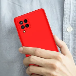 360° Ochranný kryt Samsung Galaxy A42 5G červený