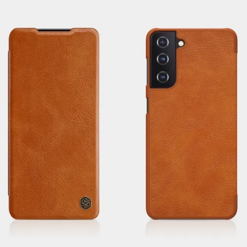 NILLKIN QIN LEATHER Samsung Galaxy S21 Plus 5G  hnedý