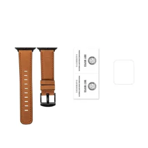 ENKAY Remienok + Ochranná fólia Apple Watch 6 / SE / 5 / 4 40mm fialový