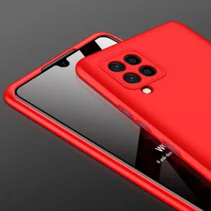 360° Ochranný kryt Samsung Galaxy A42 5G červený