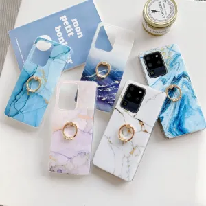 JEWEL Kryt s držiakom Samsung Galaxy S21 Plus 5G modrý