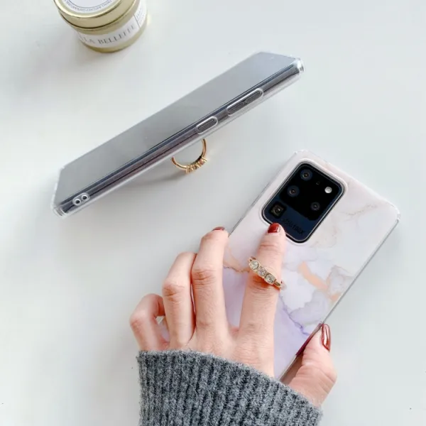JEWEL Kryt s držiakom Samsung Galaxy S21 Plus 5G modrý