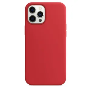 RUBBER MAGSAFE Kryt Apple iPhone 12  Pro Max červený