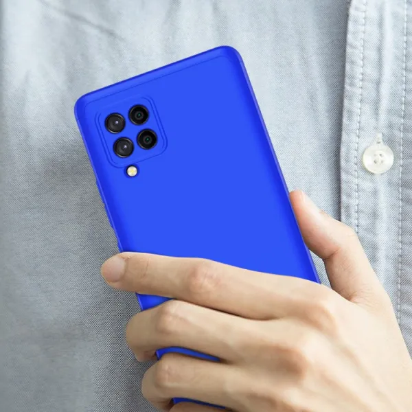360° Ochranný kryt Samsung Galaxy A42 5G modrý
