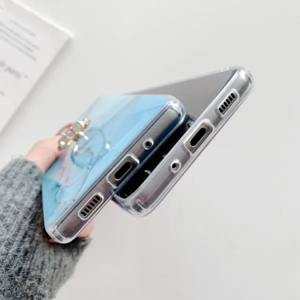 JEWEL Kryt s držiakom Samsung Galaxy S21 Plus 5G modrý