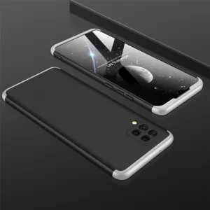 360° Ochranný kryt Samsung Galaxy A42 5G čierny-strieborný
