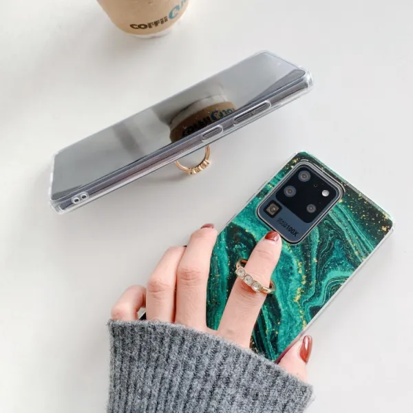 JEWEL Kryt s držiakom Samsung Galaxy S21 Plus 5G šedý