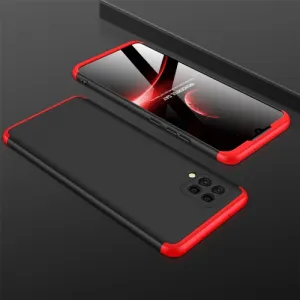 360° Ochranný kryt Samsung Galaxy A42 5G čierny-červený