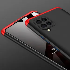 360° Ochranný kryt Samsung Galaxy A42 5G čierny-červený