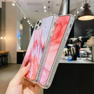 IMD MARBLE Ochranný kryt Apple iPhone 12 Pro Max RED