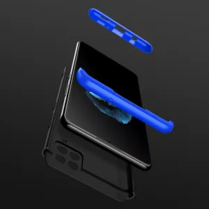 360° Ochranný kryt Samsung Galaxy A42 5G čierny-modrý