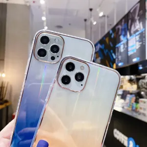GRADIENT Ochranný kryt Apple iPhone 12 mini BLUE