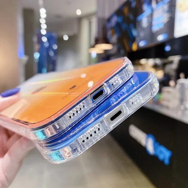 GRADIENT Ochranný kryt Apple iPhone 12 mini BLUE