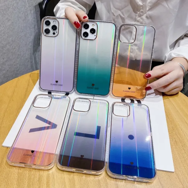 GRADIENT Ochranný kryt Apple iPhone 12 mini BLUE