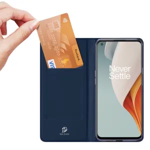 DUX Peňaženkový kryt OnePlus Nord N100 modrý