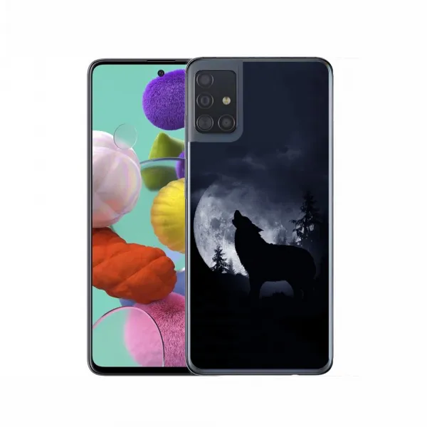 MY ART Ochranný kryt Samsung Galaxy A71 WOLF (247)