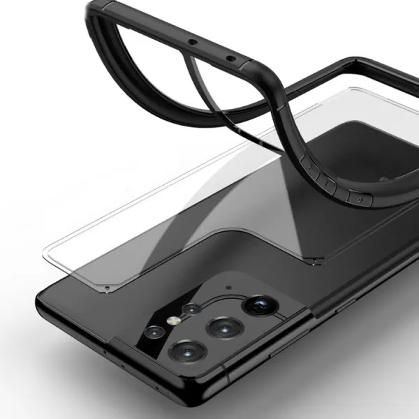 IPAKY Ochranný kryt Samsung Galaxy S21 Plus 5G červený