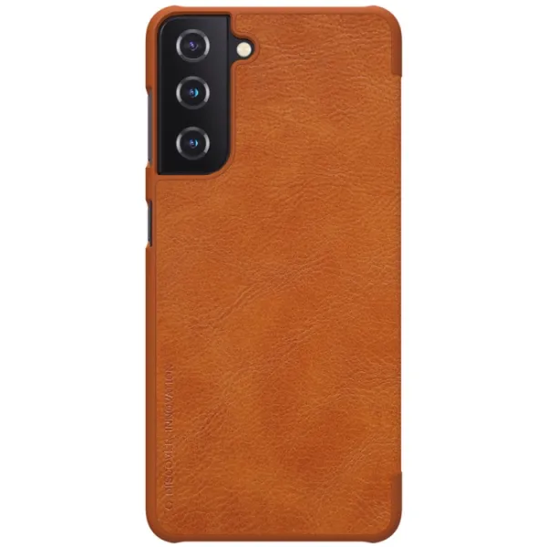 NILLKIN QIN LEATHER Samsung Galaxy S21 Plus 5G  hnedý