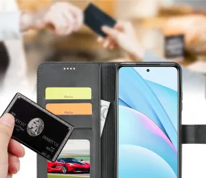 IMEEKE Peňaženkový kryt  Xiaomi Mi 10T Lite čierny