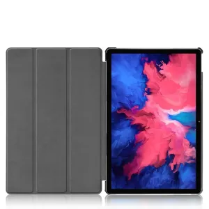 LEATHER Zaklápací obal Lenovo Tab P11 / P11 5G / P11 Plus svetlomodrý