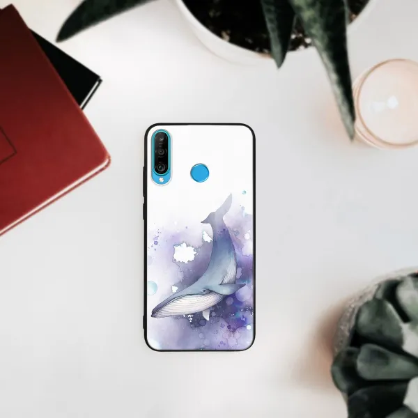 MY ART Ochranný kryt Huawei P30 Lite WHALE (242)