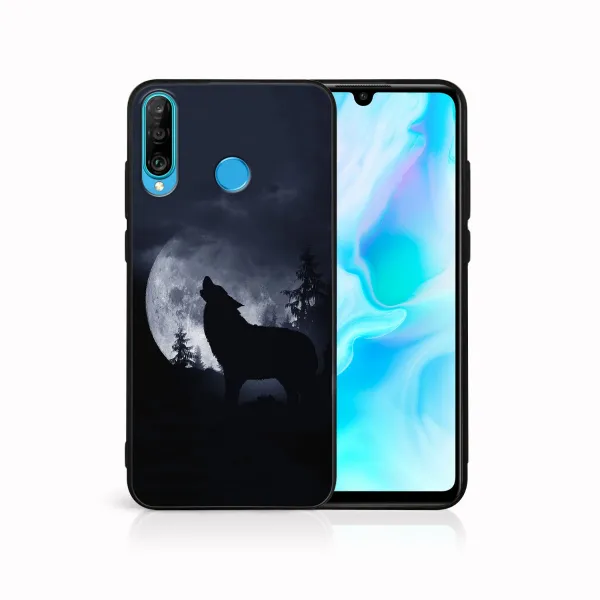 MY ART Ochranný kryt Huawei P30 Lite WOLF (247)