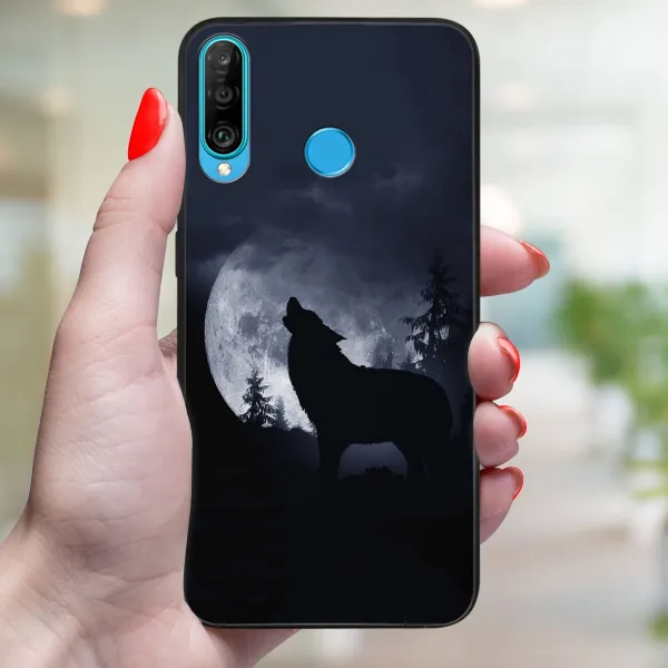 MY ART Ochranný kryt Huawei P30 Lite WOLF (247)