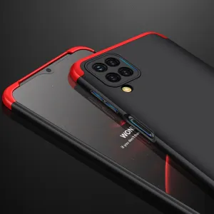 360° Ochranný kryt Samsung Galaxy A12 / M12 čierny-červený