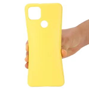 RUBBER Gumený kryt Motorola Moto G9 Power  žltý