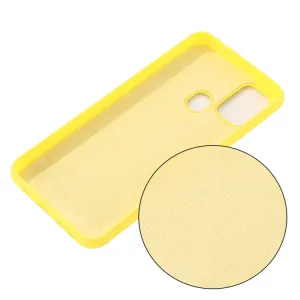 RUBBER Gumený kryt Motorola Moto G9 Power  žltý