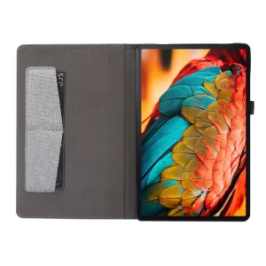 FABRIC Zaklápací obal pre Nokia T20 šedý