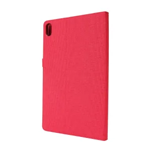FABRIC Zaklápací obal pre Nokia T20 červený
