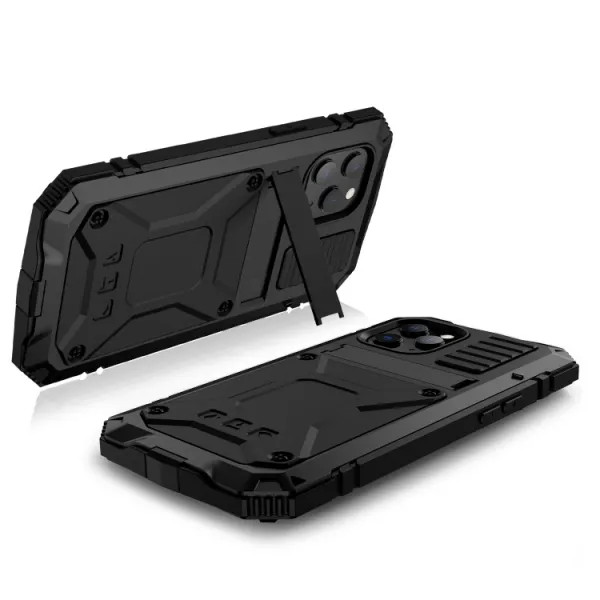 R-JUST Extra odolný kryt Apple iPhone 12 mini  čierny