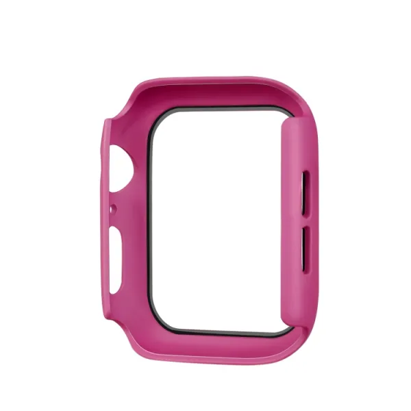 ENKAY Obal s tvrdeným sklom pre Apple Watch6 / SE / 5 / 4 (44mm) ružový