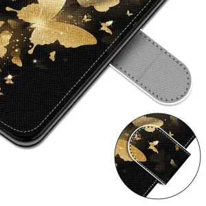 ART Peňaženkový kryt Nokia 2.4 GOLDEN BUTTERFLY
