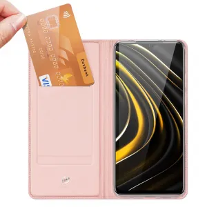 DUX Peňaženkový kryt Xiaomi Poco M3 ružový