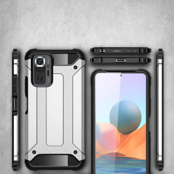 TOUGH Ochranný kryt Xiaomi Redmi Note 10 Pro zlatý