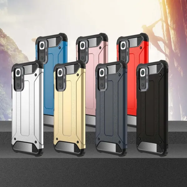 TOUGH Ochranný kryt Xiaomi Redmi Note 10 Pro zlatý