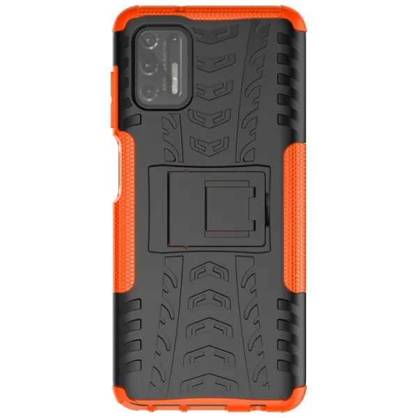 STAND Extra odolný obal Motorola Moto G Stylus 2021 oranžový