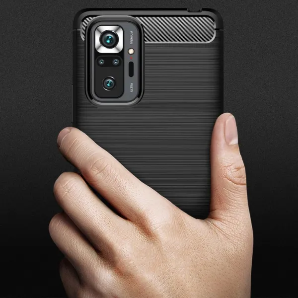 FLEXI TPU Kryt Xiaomi Redmi Note 10 Pro červený