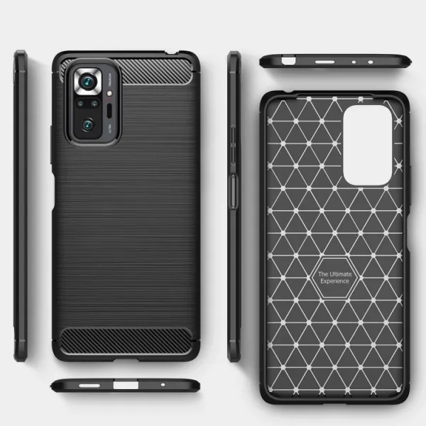FLEXI TPU Kryt Xiaomi Redmi Note 10 Pro červený