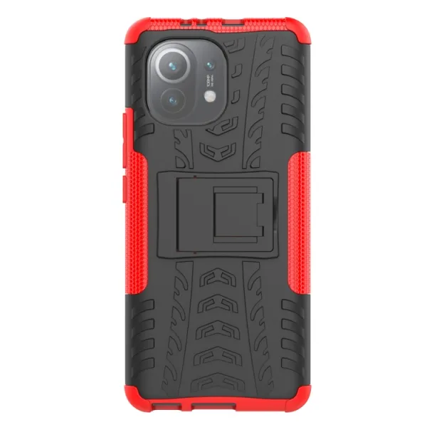 STAND Extra odolný obal Xiaomi Mi 11 červený