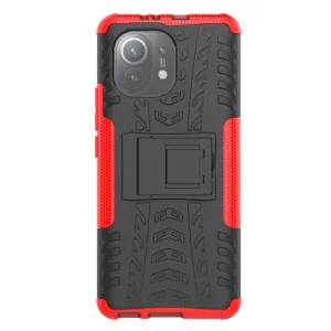 STAND Extra odolný obal Xiaomi Mi 11 červený