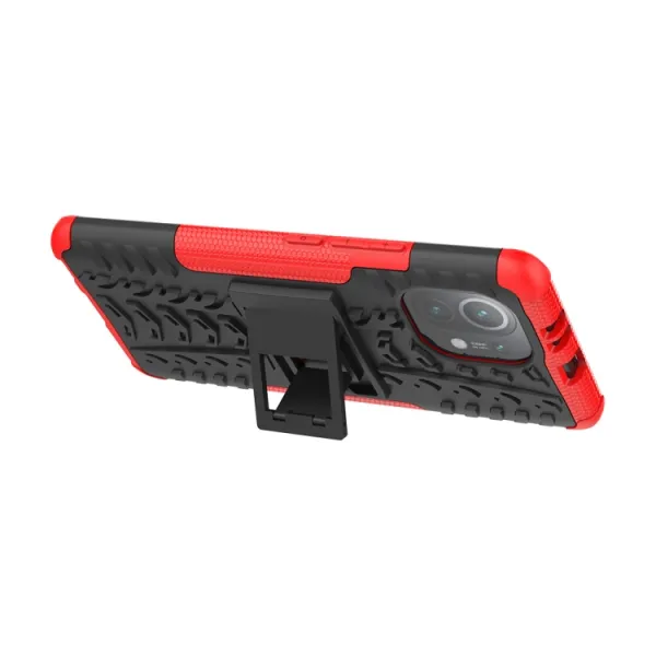 STAND Extra odolný obal Xiaomi Mi 11 červený