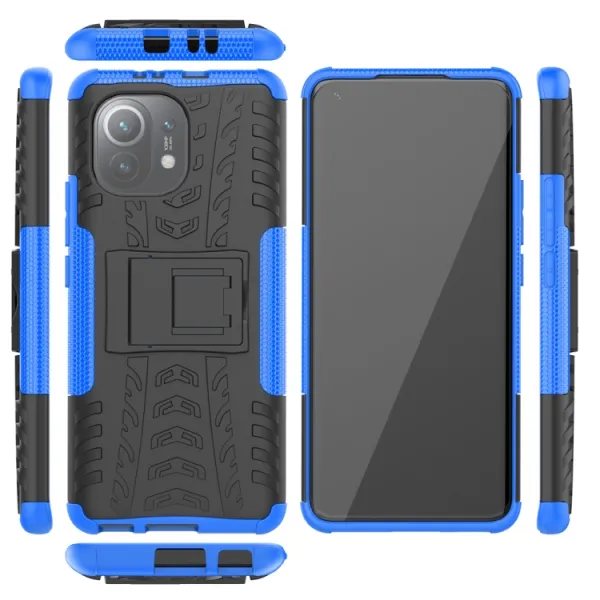 STAND Extra odolný obal Xiaomi Mi 11 modrý
