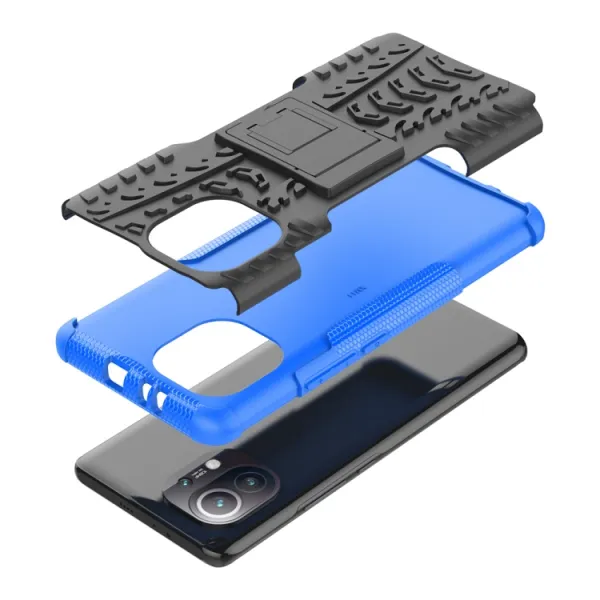 STAND Extra odolný obal Xiaomi Mi 11 modrý