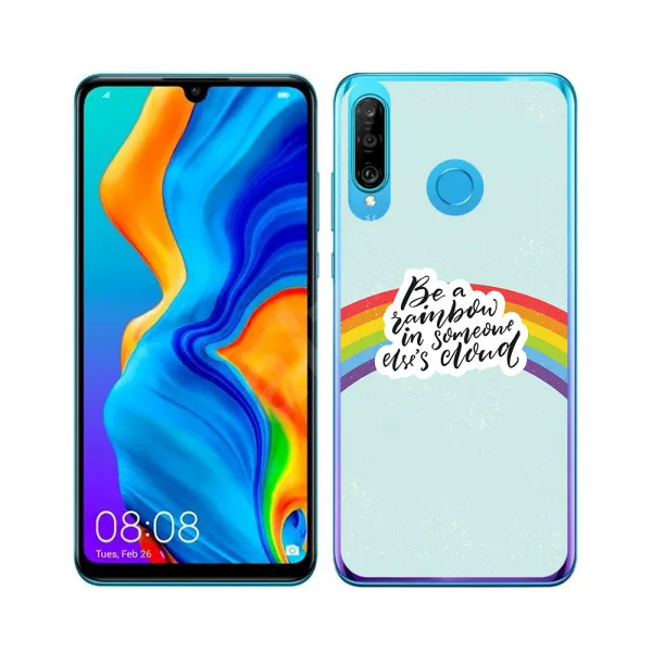 MY ART Ochranný kryt Huawei P30 Lite RAINBOW (105)