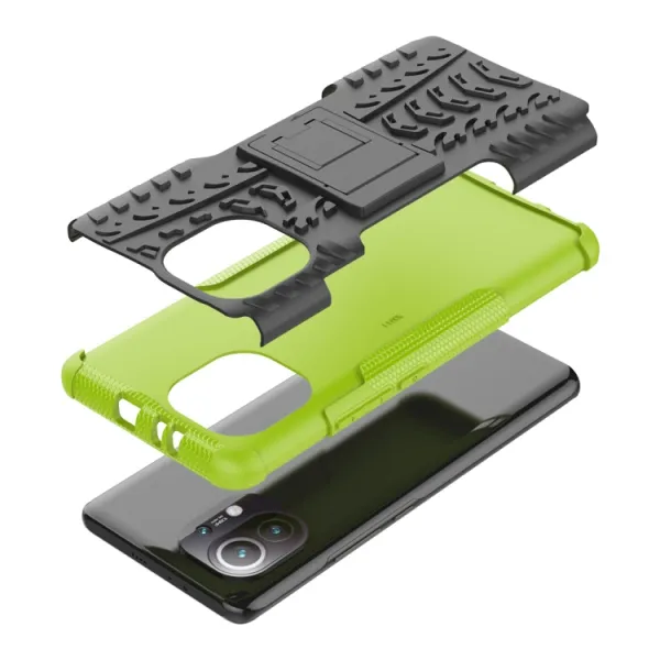 STAND Extra odolný obal Xiaomi Mi 11 zelený