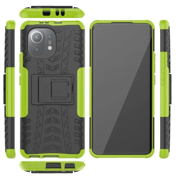 STAND Extra odolný obal Xiaomi Mi 11 zelený